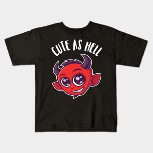 Cute as Hell Devil Kids T-Shirt